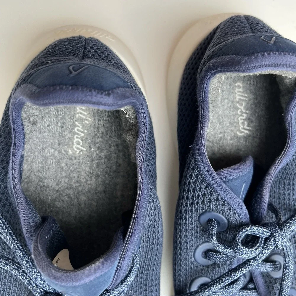 Allbirds Men's  TR Tree Runners Size 12 Blue Sneakers Lace Up Comfort Shoes